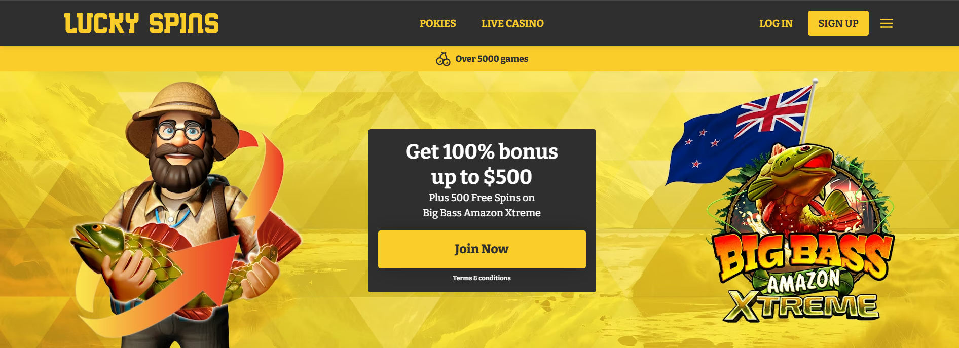 Lucky Spins Casino screenshot