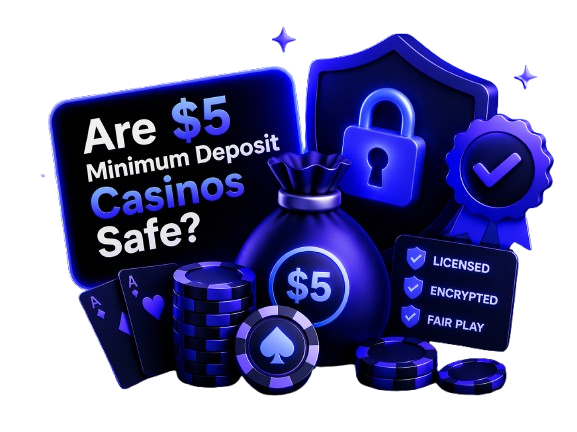 Are $5 minimum deposit casinos safe